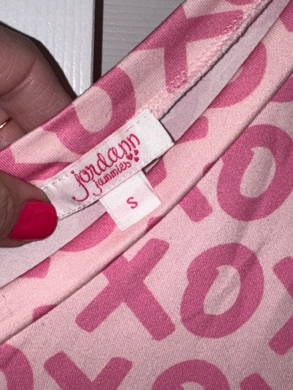 Jordann Jammies Pink XOXO Romper Small Tassel Tie Waist Loungewear Beach Coverup - Picture 2 of 5
